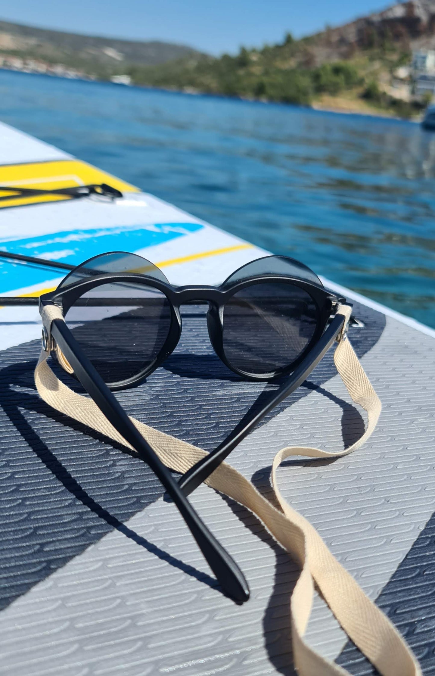 Cream colour sunglasses strap